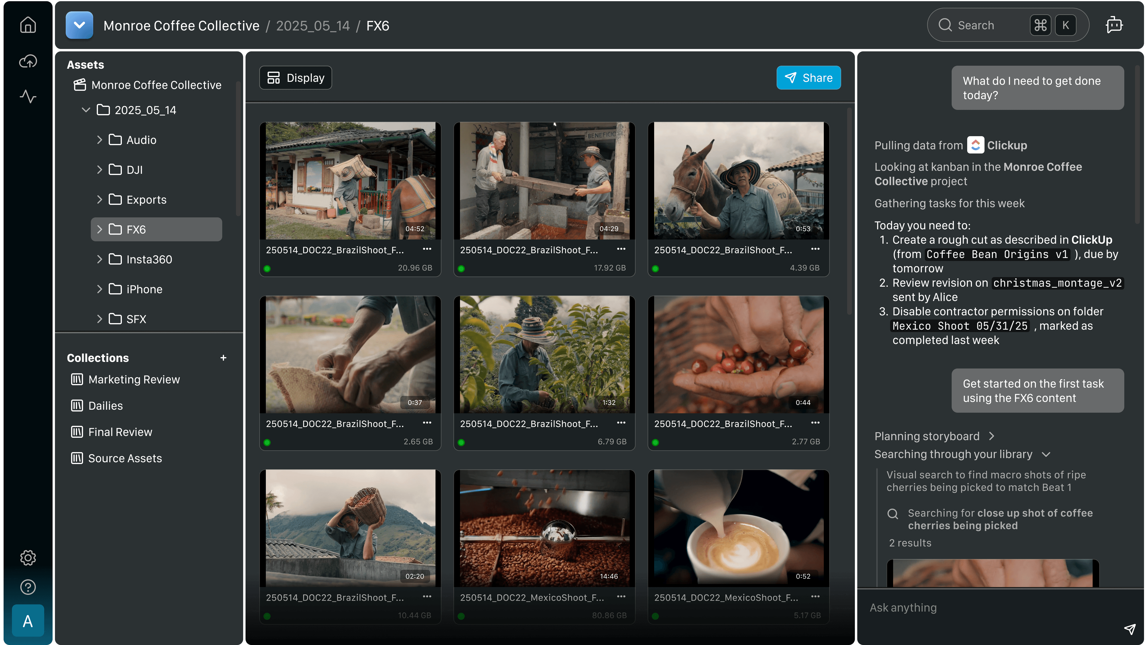 Aspect platform interface