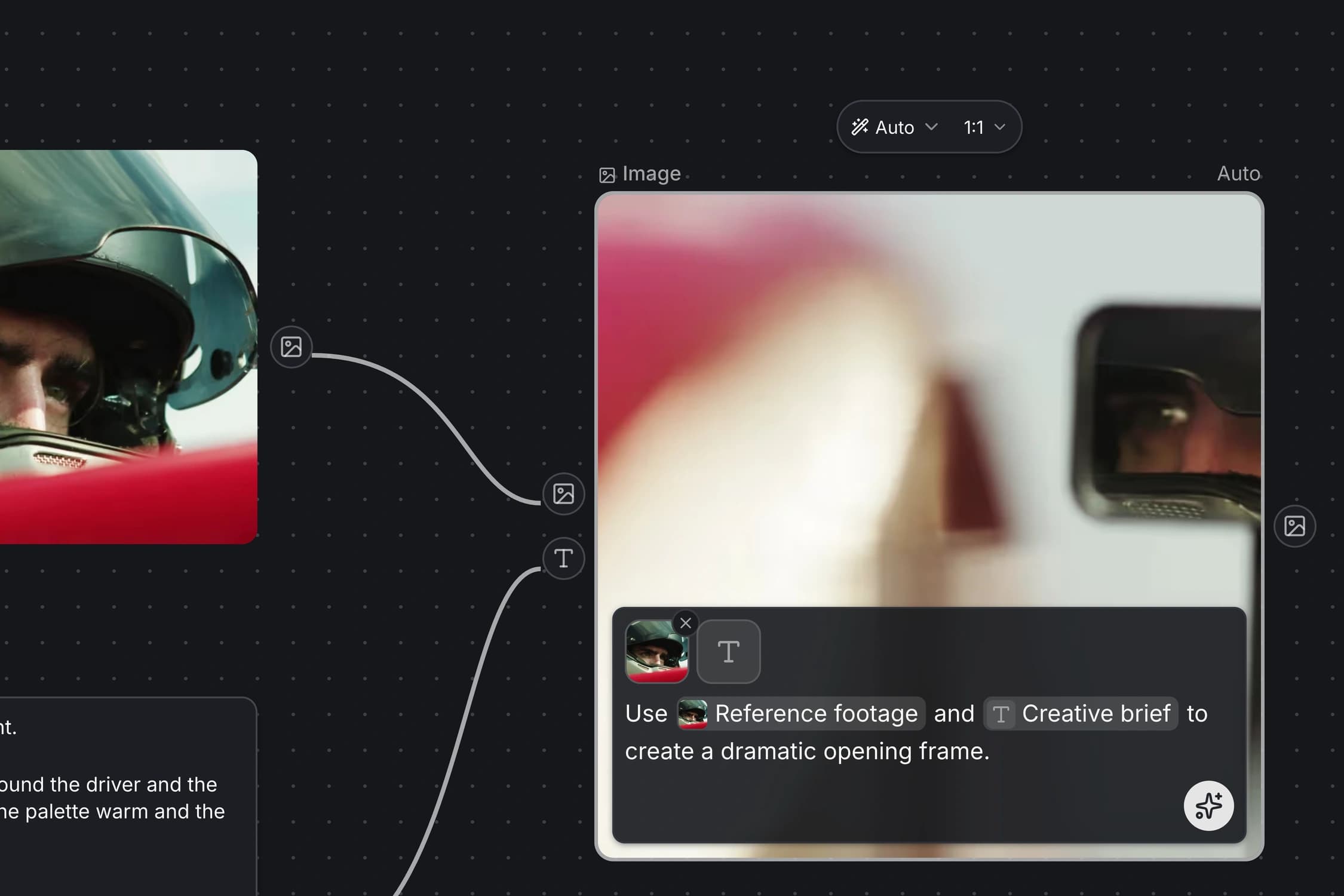 Named references and connected inputs