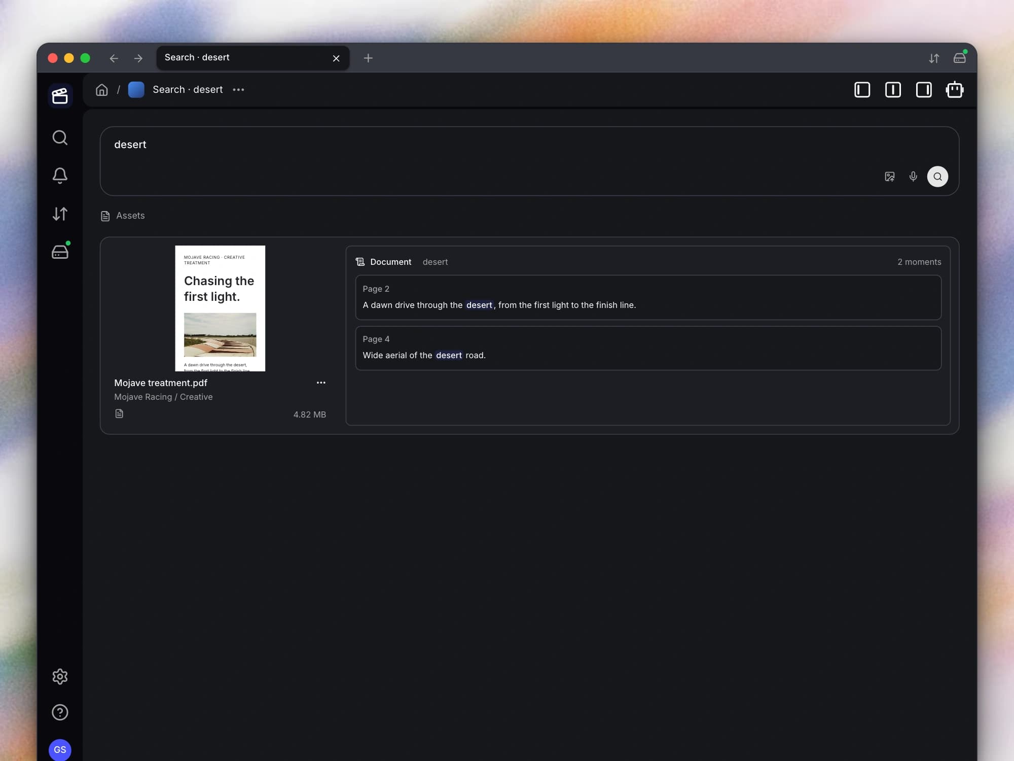 Find text within a document and move to the matching page.