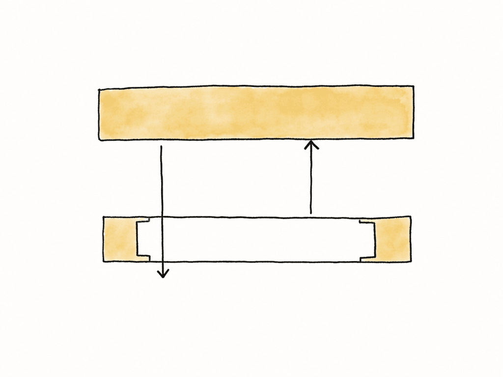 Two horizontal level bars compare a full-width range with a narrower legal range, with arrows showing a mismatched remap.