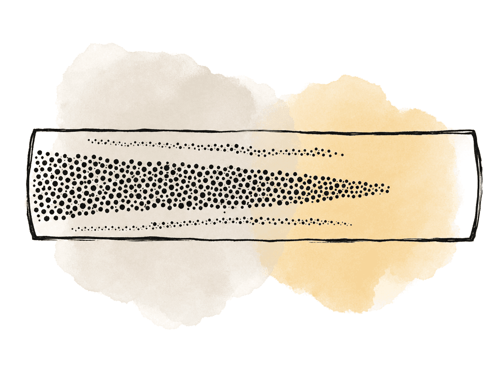 A large data stream shares a wide connection with smaller streams and leaves a little open space.