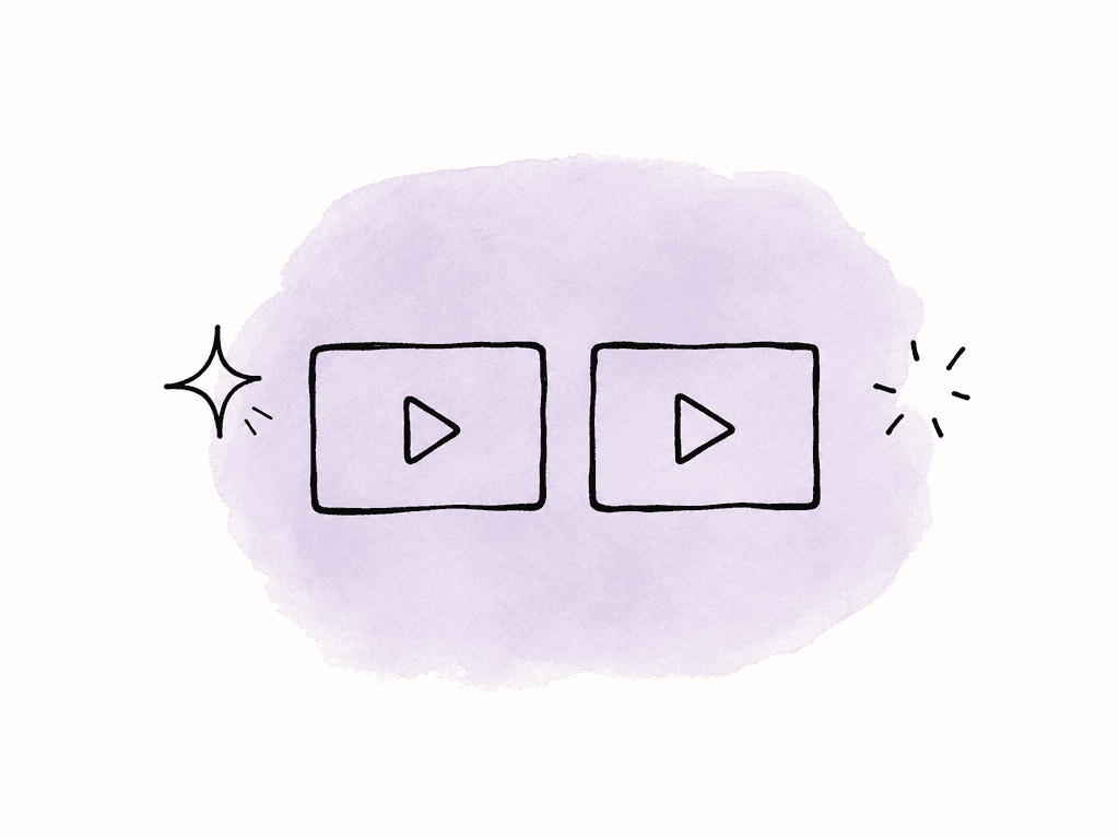 Hand drawn playback comparison showing a computer screen with HDR glow and a TV screen missing the expected glow.