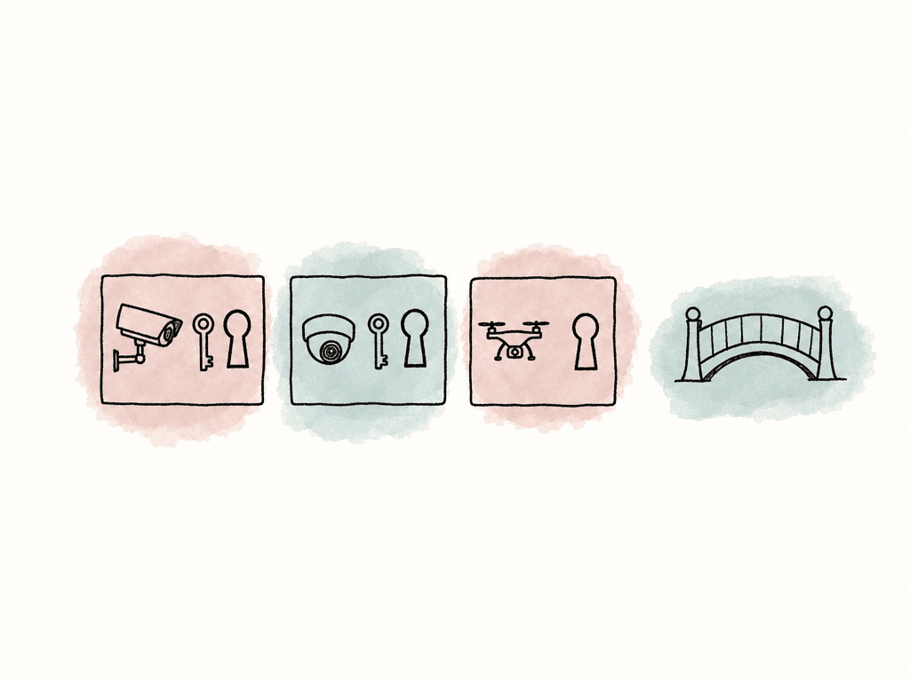 Several camera clips have matching input transform keys, while one unusual source has no official matching key.